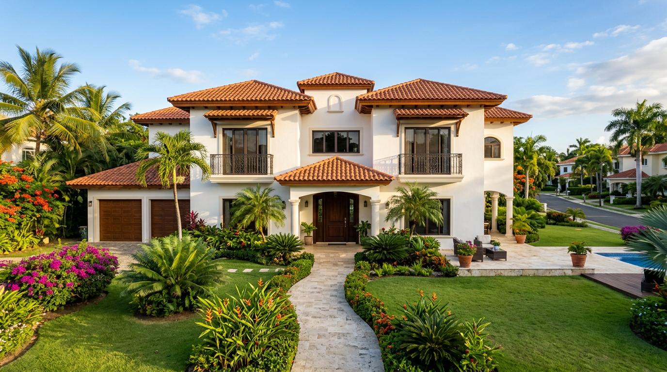 Santo Domingo Colonial Estate with garden